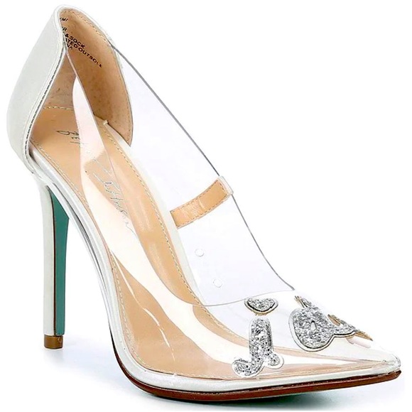 BETSEY JOHNSON I DO WEDDING SHOES - Picture 1 of 7
